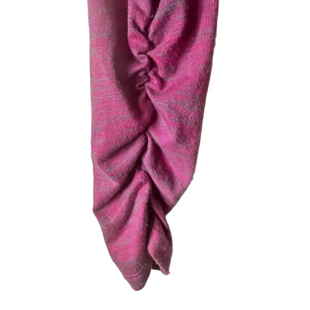 Balance Collection Womens Size xXL Purple Open Front Long Sleeves Ruched Sides - Picture 4 of 6